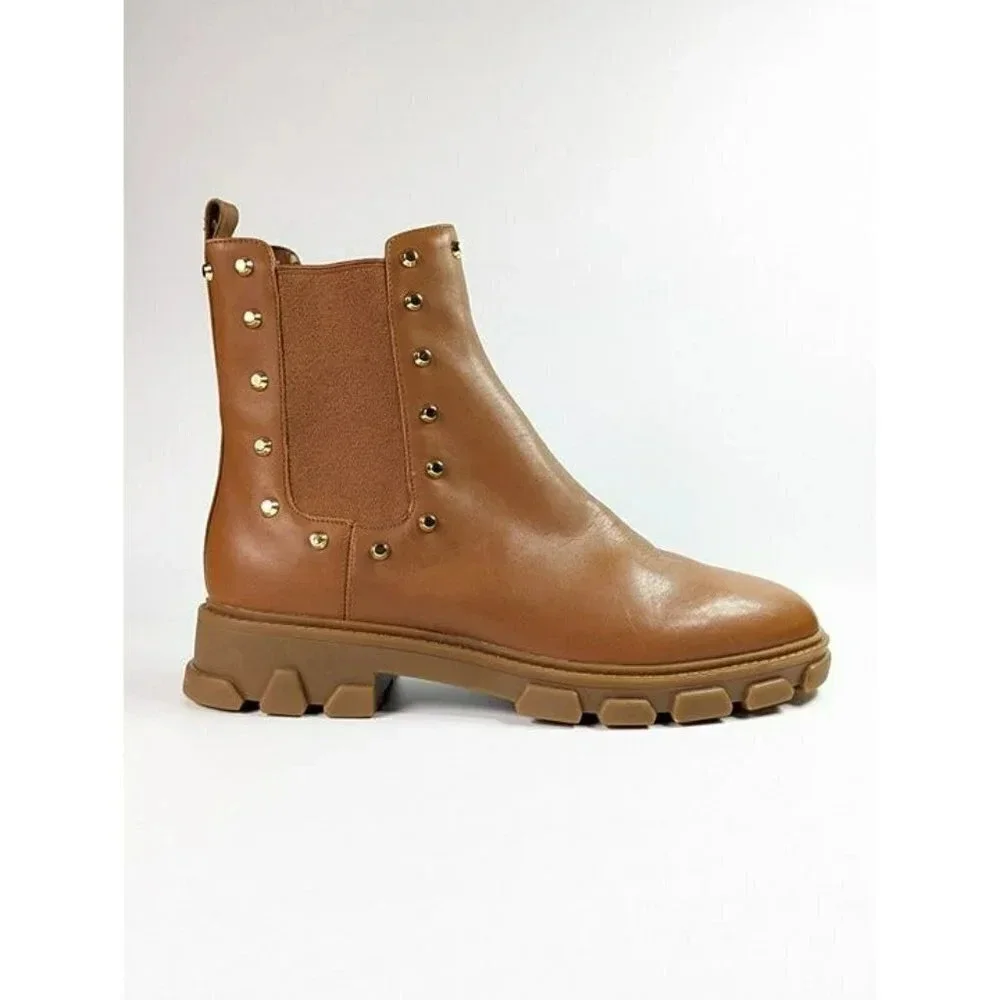 Michael Kors Women's Ridley Studded Lug-Sole Chelsea Booties Size 9 (MSRP $225) - Picture 2 of 12